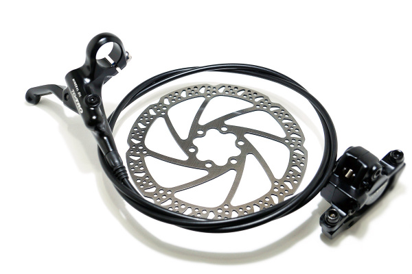 Тормоз дисковый гидравлический,перед. Tektro HD-M290F, ручка торм. с адаапт,ротором 160мм,гидролиния,крепление IS6